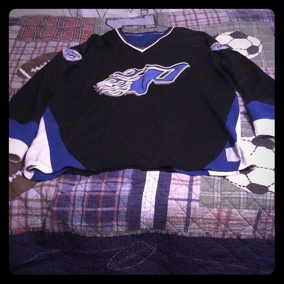 Vintage Pelle Pelle Marc Buchanan Hockey Jersey - Picture 1 of 2